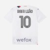 Camisolas AC Milan Rafael Leao 10 Criança 2º Equipamento Alternativa 2023-24 Manga Curta